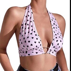 heart halter top